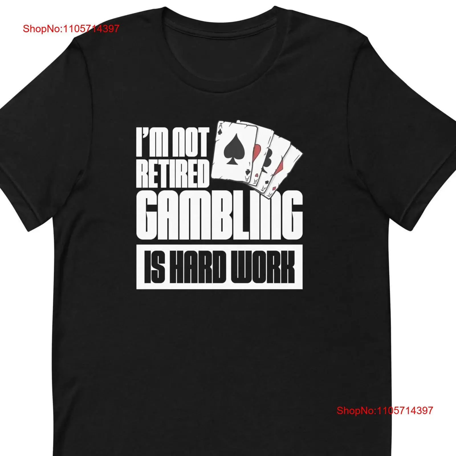 Vintage Vegas Fashion - T-shirt de jeu d'argent, Casino, Poker,