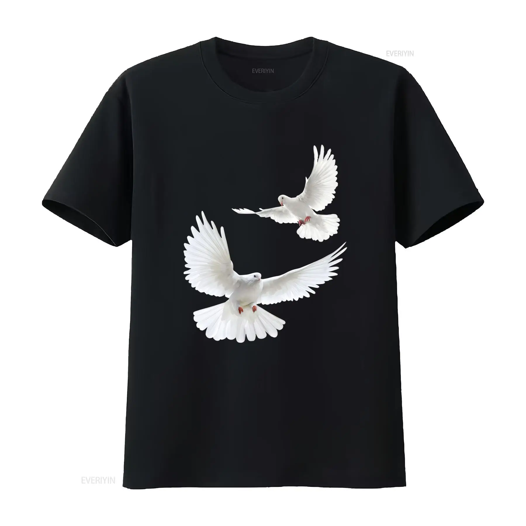 Vintage Fashion Buyer - T-shirt Goth Money Records White Doves