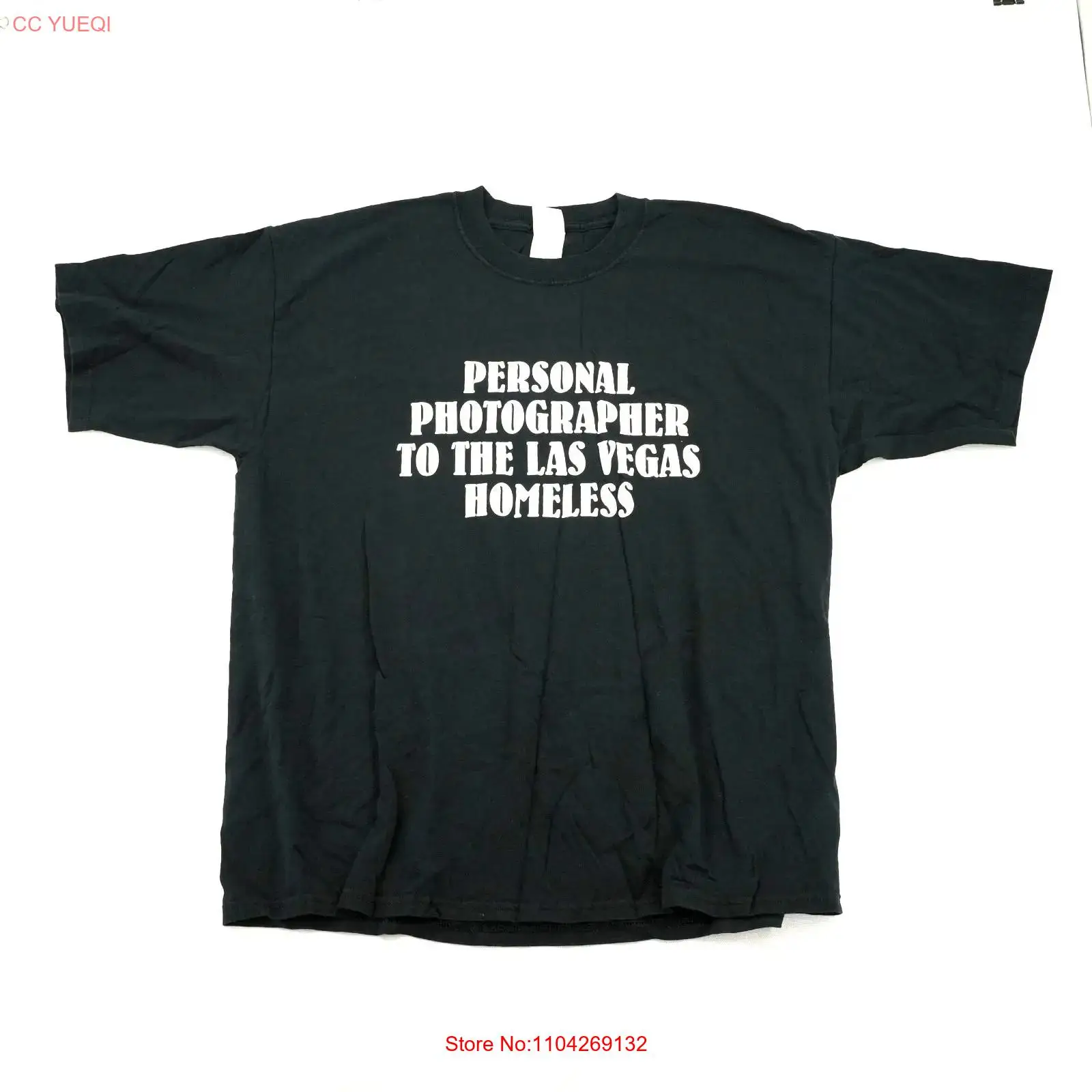 Vintage Vegas Fashion - T-shirt noir « Personal Photographer to