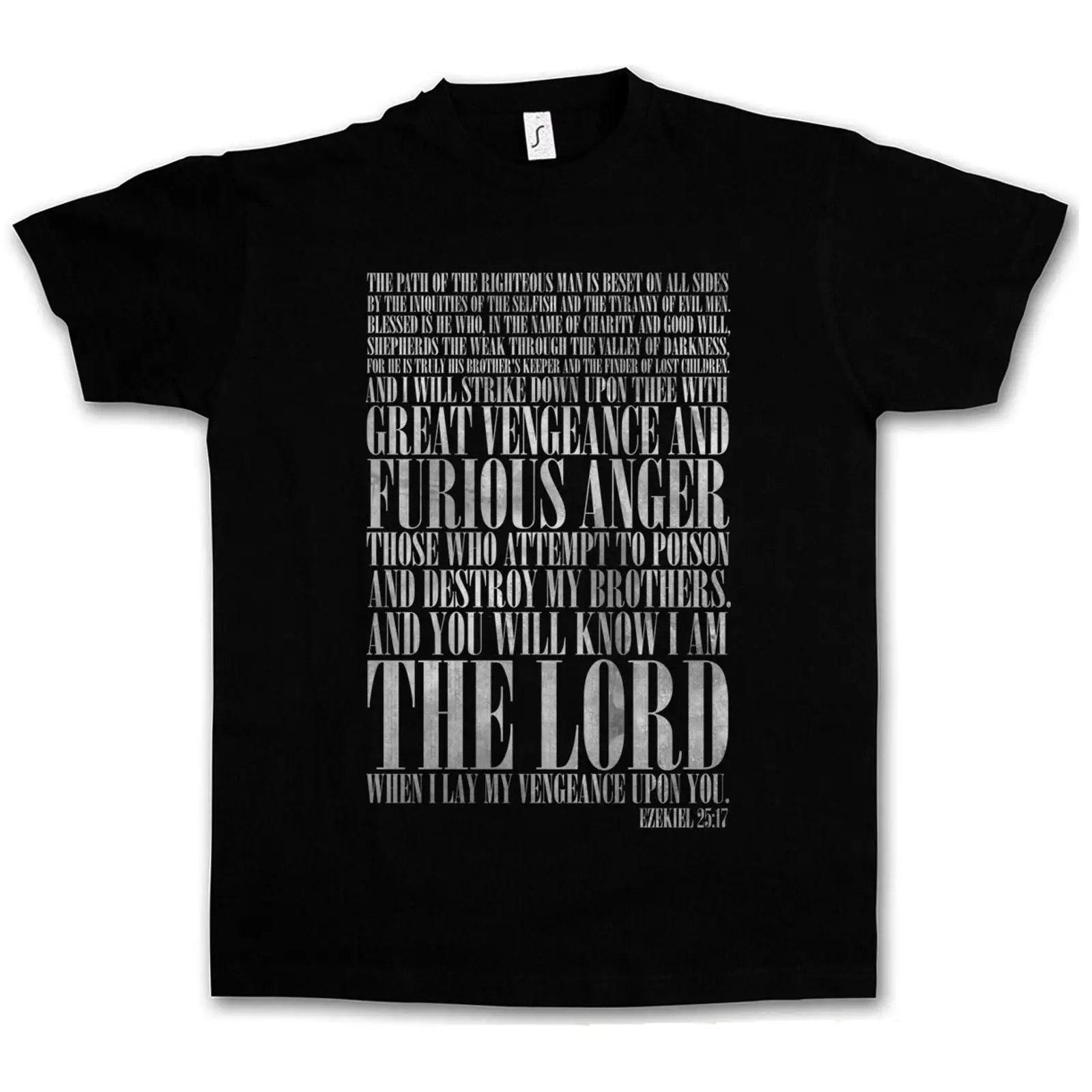 Vintage Vegas Fashion - T-shirt EZEKIEL 25 17 Pulp Fiction