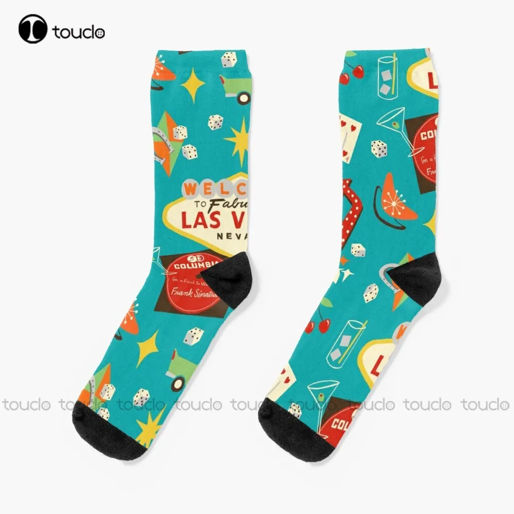 Vintage Vegas Fashion - Chaussettes Vintage Las Vegas pour femmes,