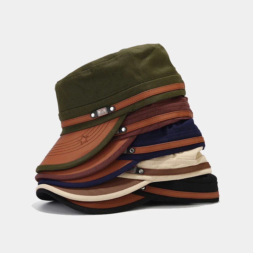 Vintage Fashion Hats - Chapeau de cadet décontracté pour hommes,