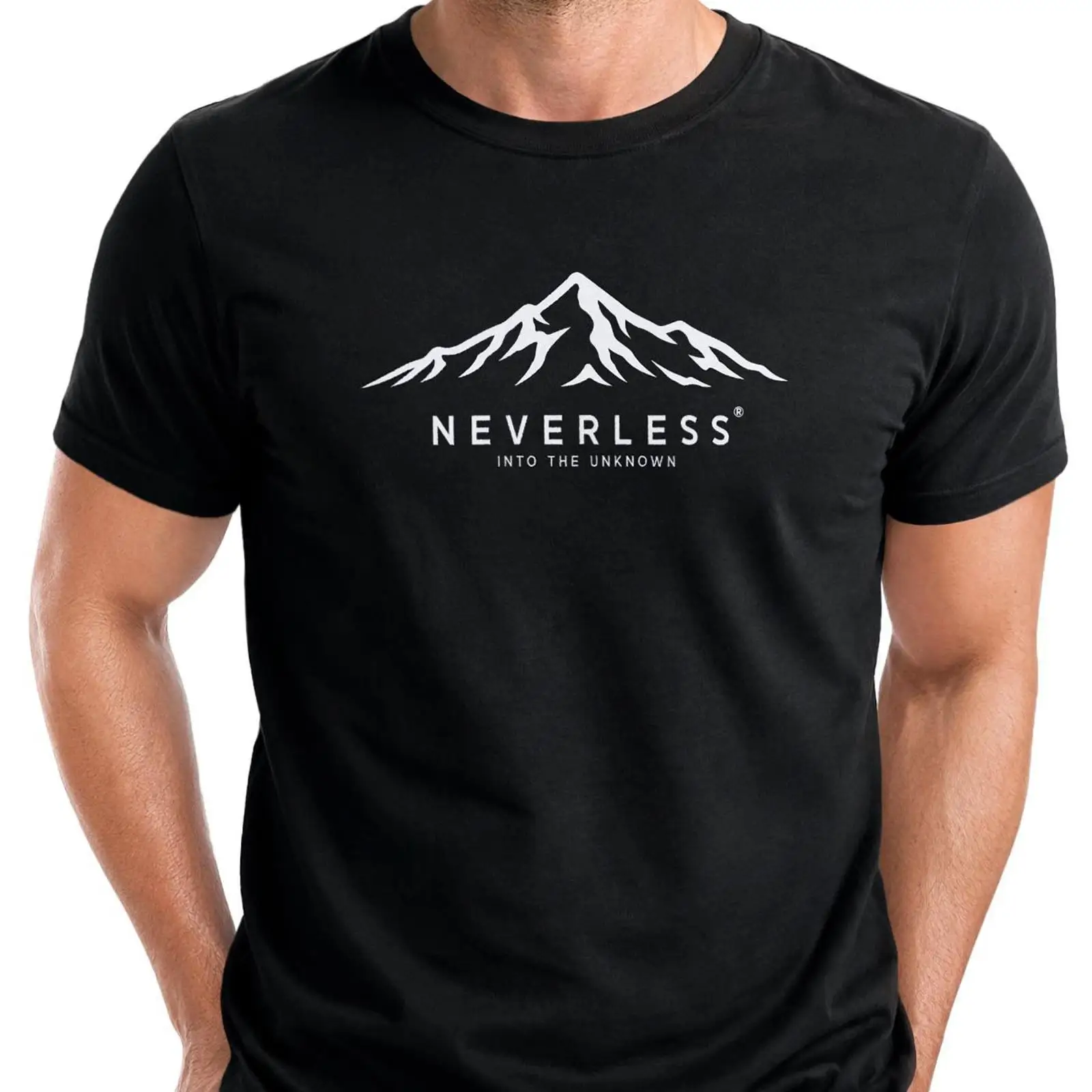 Vintage Fashion Herren - T-shirt imprimé Neverless pour homme, design