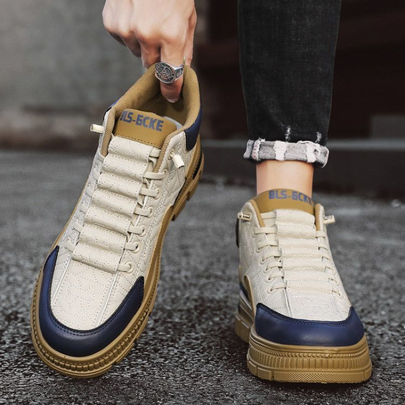 Vintage Fashion For Men - Bottes à plateforme à enfiler pour