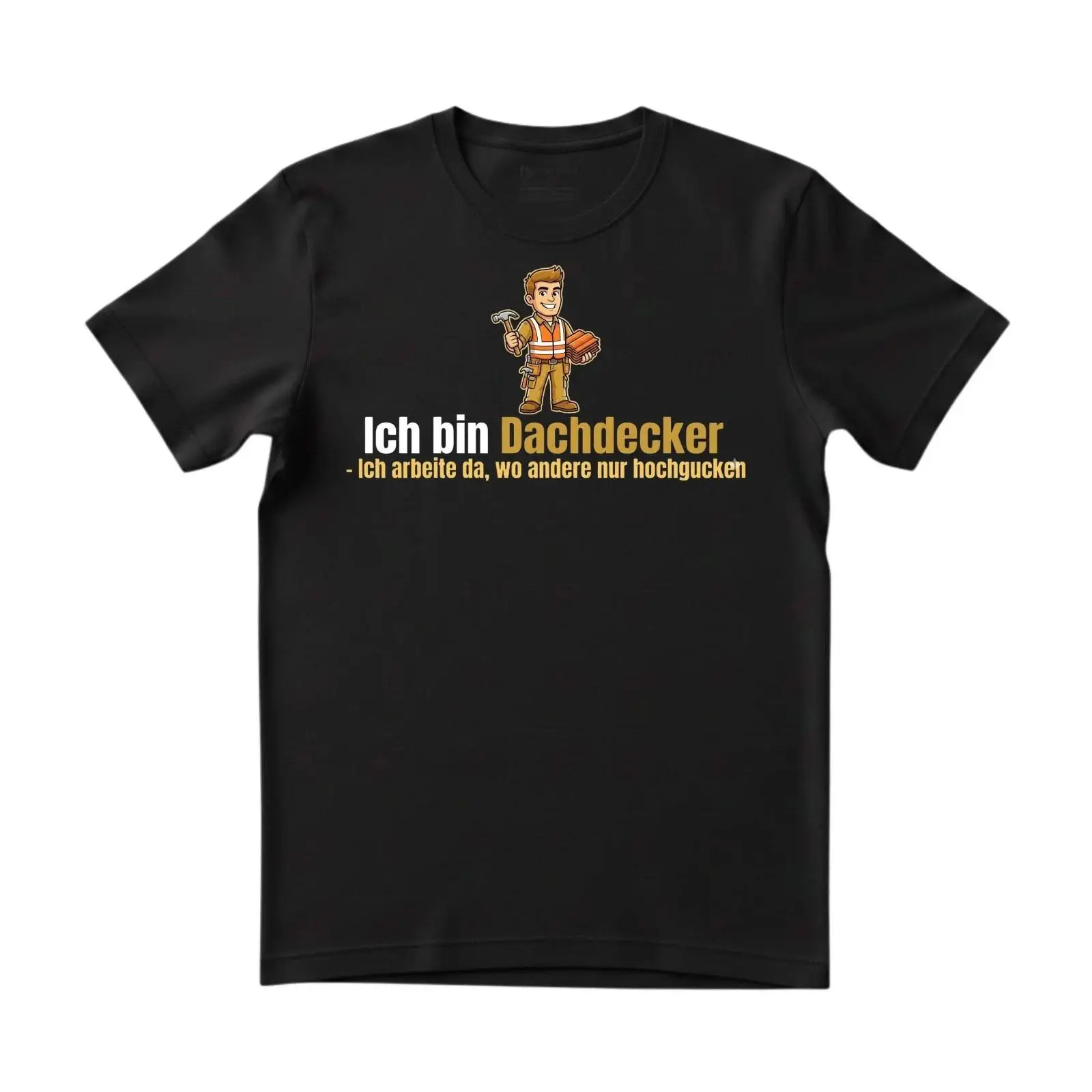 Vintage Fashion Herren - T-shirt Dachdecker avec citation amusante, cadeau