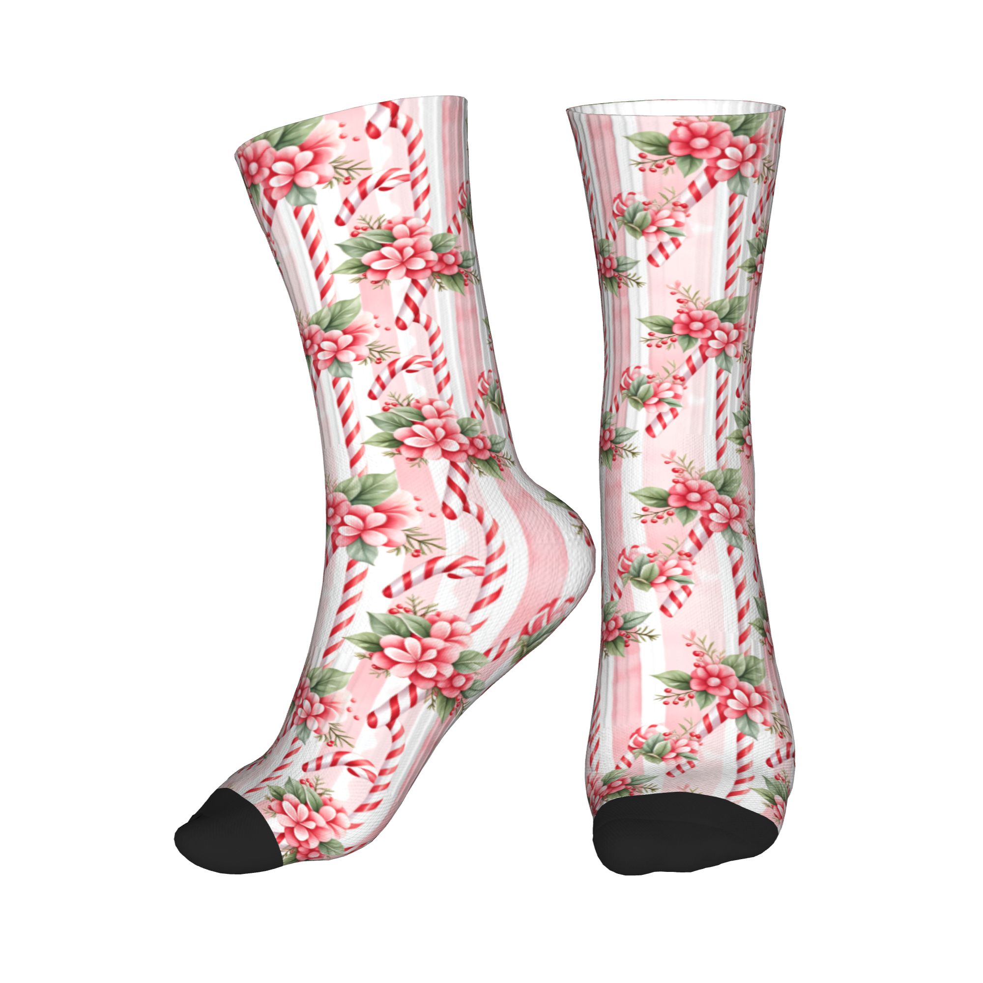 Vintage Fashion For Men - Chaussettes à motif de canne à