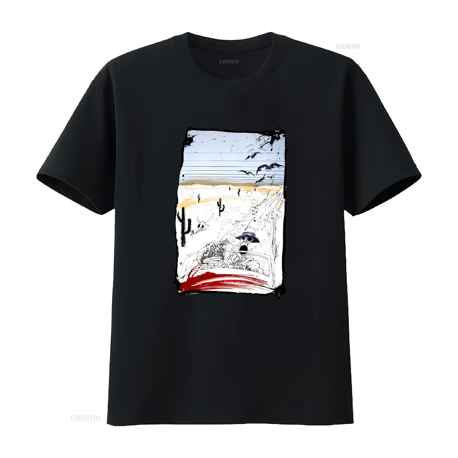 Vintage Vegas Fashion - T-shirt artistique vintage Fear And Loathing
