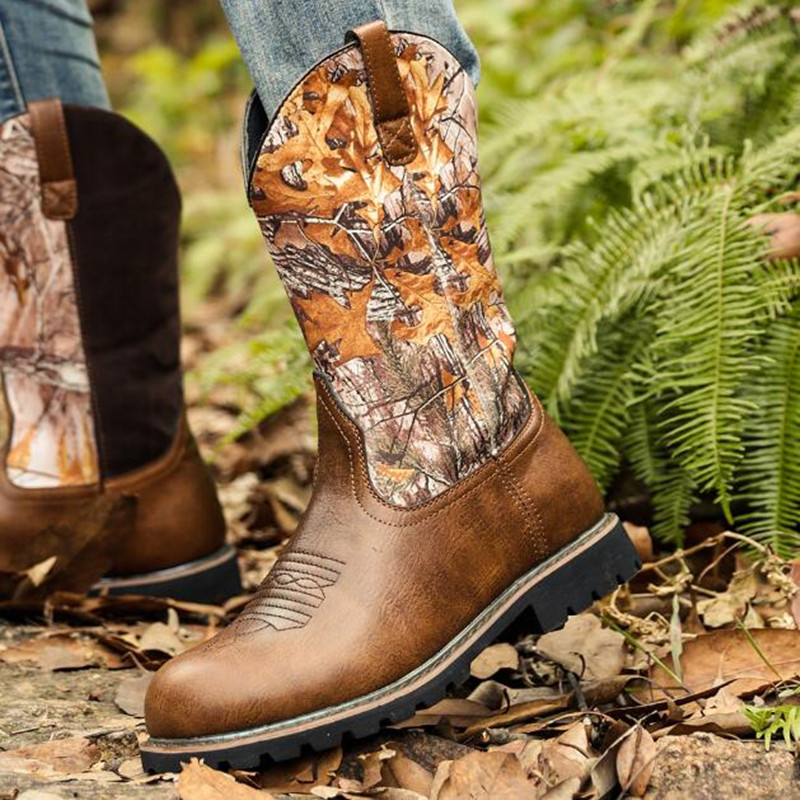 Bottes de cowboy à enfiler pou - Vintage Fashion For Men avis et prix