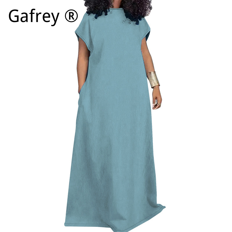 Robe longue en jean pour femme - Vintage Fashion Outfit avis et prix
