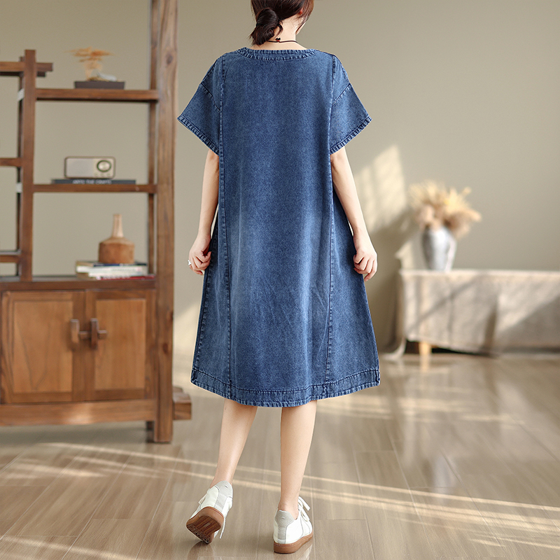 Robe midi grande taille haut d - Denim Skirt Midi Vintage avis et prix