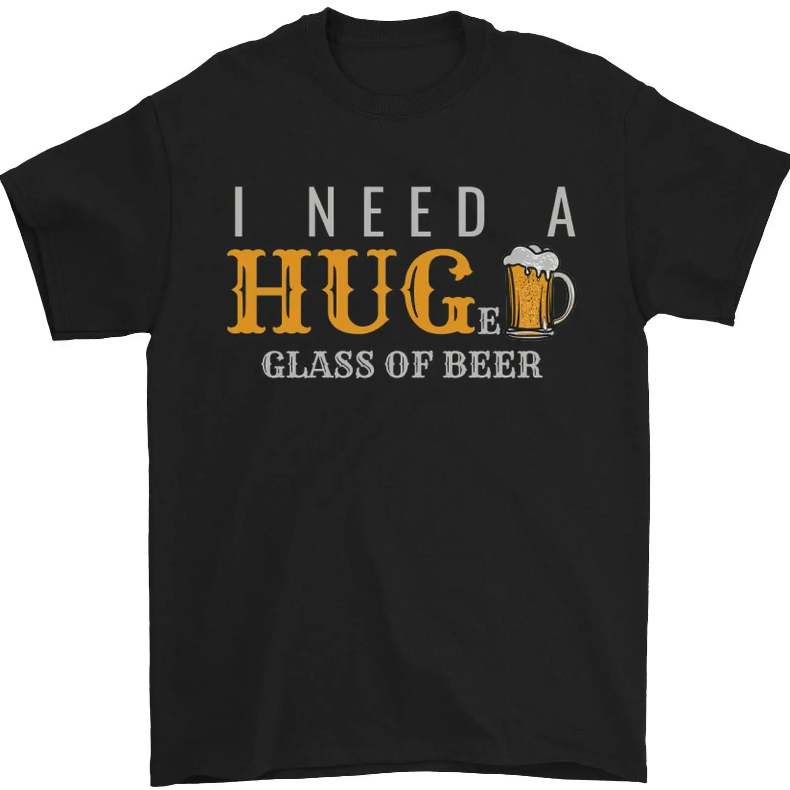 I Need A Riesig Glas Of Bier L - Vintage Fashion Herren avis et prix