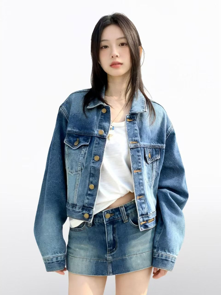 Ensemble en jean vintage améri - Vintage Fashion Outfit avis et prix
