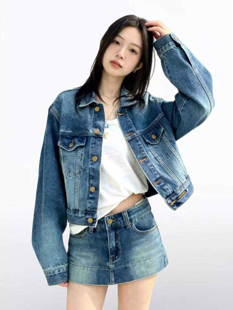 Ensemble en jean vintage améri - Vintage Fashion Outfit avis et prix