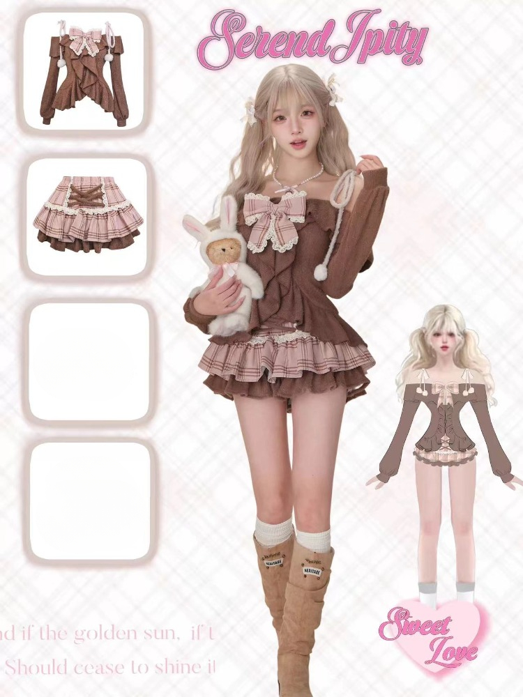 Ensemble 2 pièces style gothiq - Vintage Fashion Outfit avis et prix