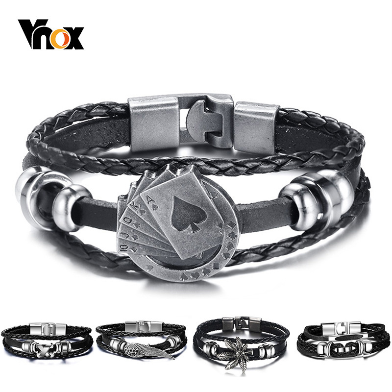 Vnox chanceux Vintage hommes B - Vintage Vegas Fashion avis et prix