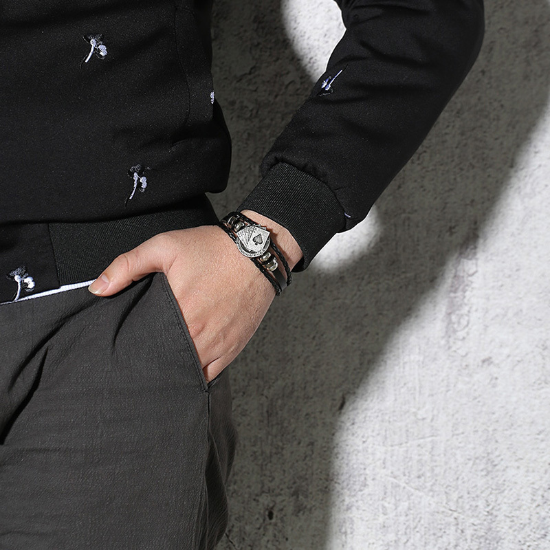 Vnox chanceux Vintage hommes B - Vintage Vegas Fashion avis et prix