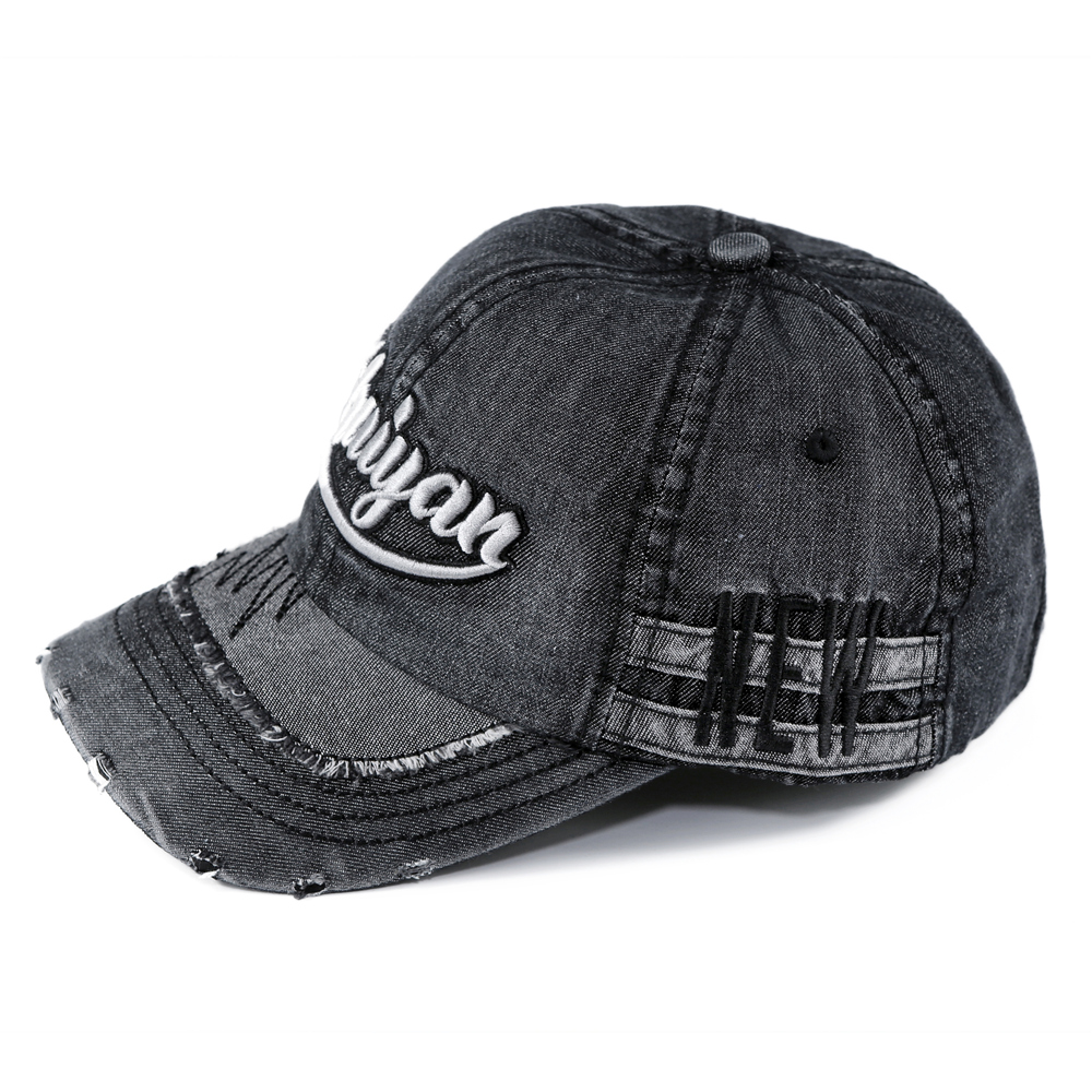 Casquette en jean trouée et us - Vintage Fashion Hats avis et prix
