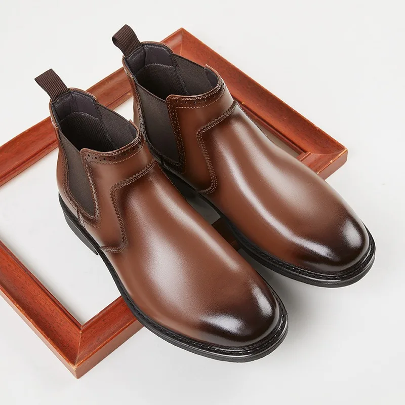 Bottes Oxford en cuir Vintage  - Vintage Fashion For Men avis et prix