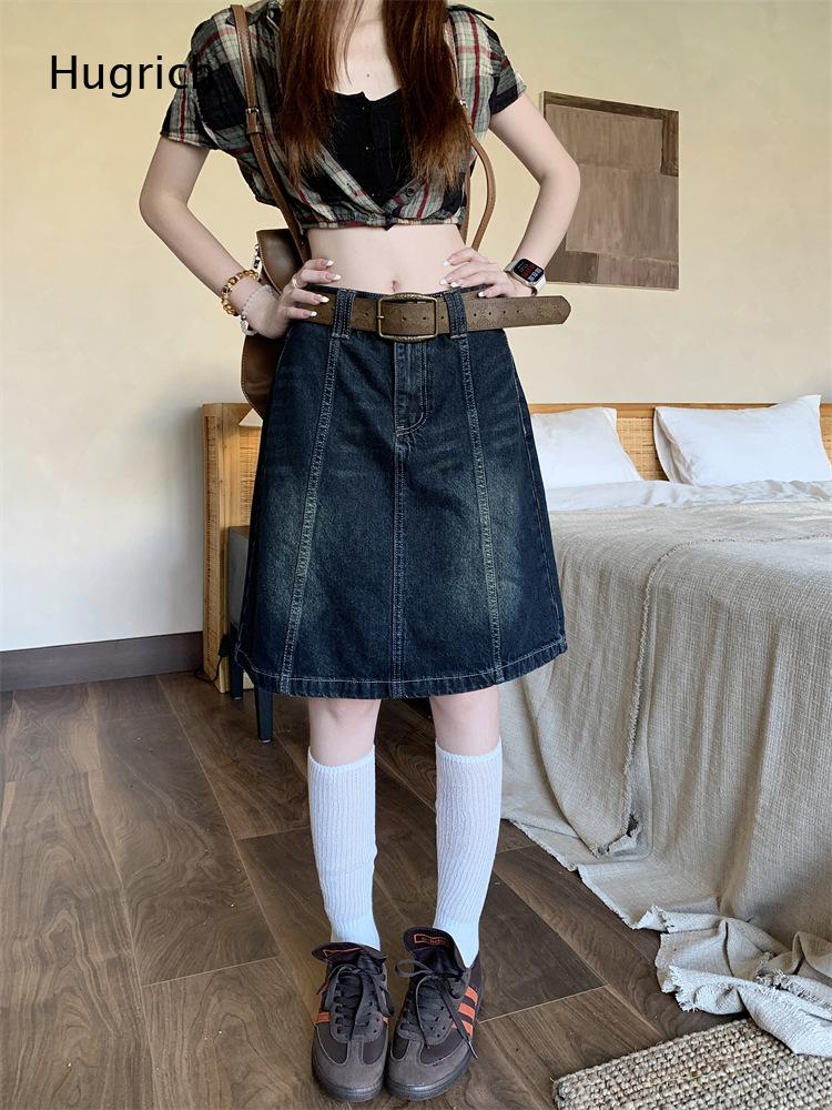 Jupe midi en jean vintage stre - Denim Skirt Midi Vintage avis et prix