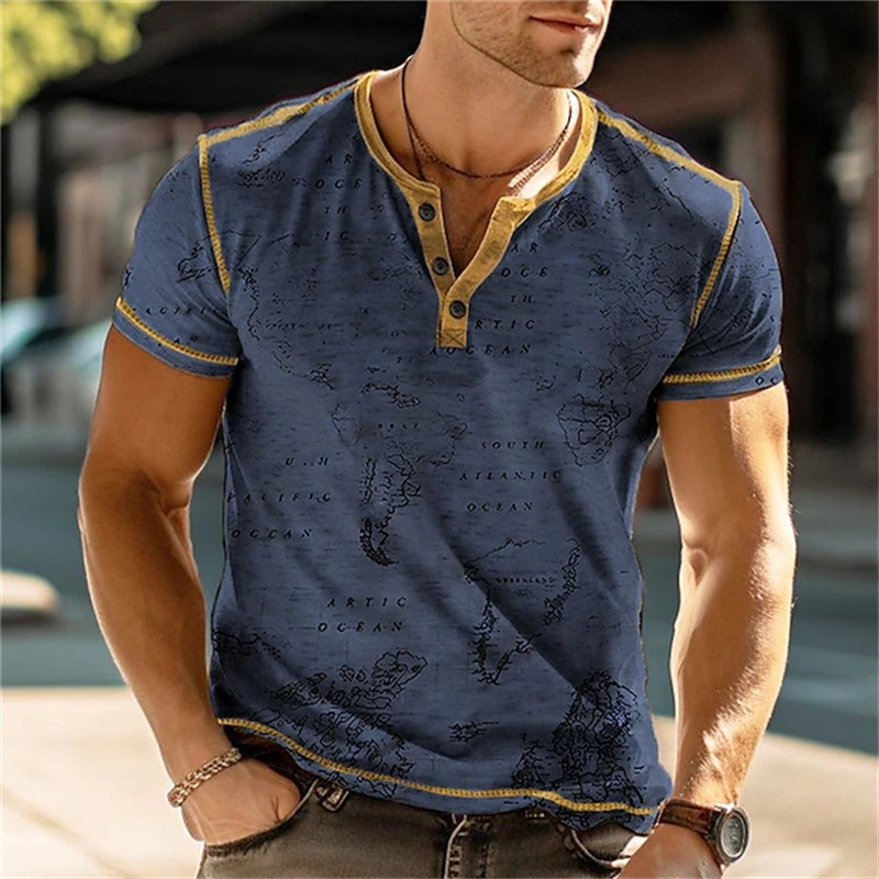 Chemises Henry pour hommes, t- - Vintage Fashion For Men avis et prix