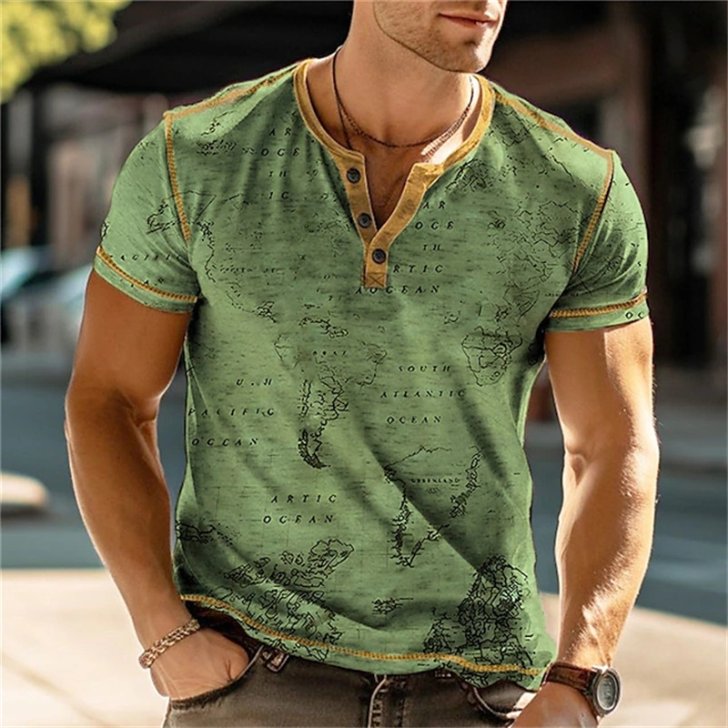 Chemises Henry pour hommes, t- - Vintage Fashion For Men avis et prix